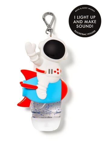 Light-Up Noise-making Astronaut and Rocket PocketBac Holder