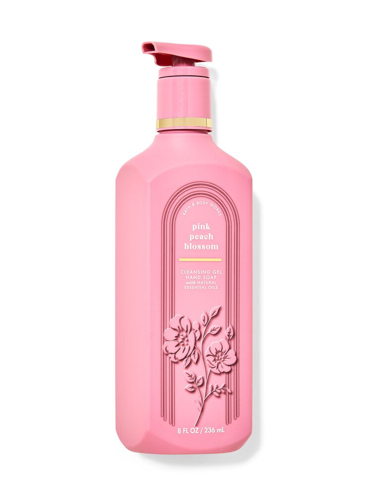 Pink Peach Blossom Cleansing Gel Hand Soap Cleansing Gel Hand Soap
