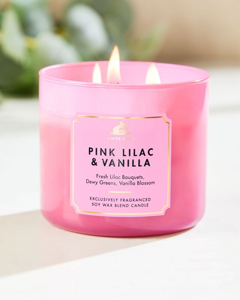 Pink Lilac & Vanilla 3-Wick Candle 3-Wick Candle