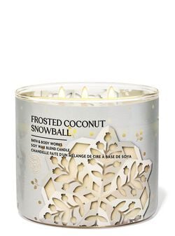 Frosted Coconut Snowball 3-Wick Candle