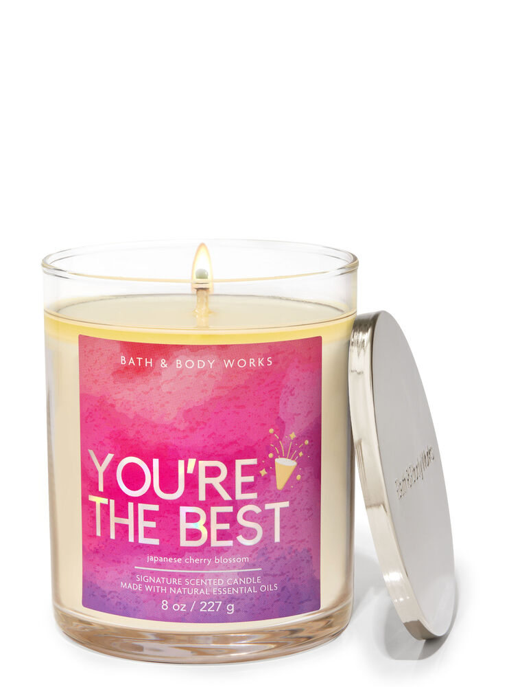 Japanese Cherry Blossom Signature Single Wick Candle Single Wick Candle