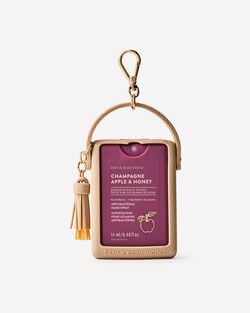 Tan Texctured Holder with strap PocketSpray Holder