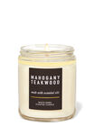 Mahogany Teakwood Single Wick Candle image number null