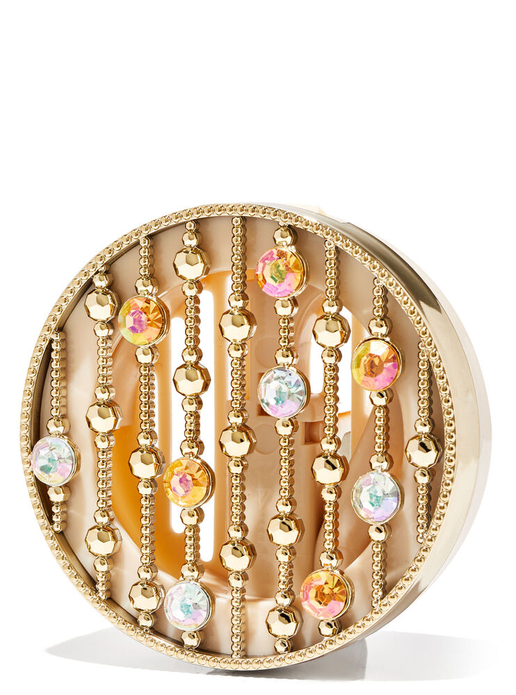 Crystal Beads Vent Clip Car Fragrance Holder