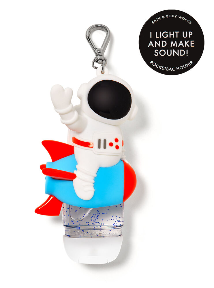 Light-Up Noise-making Astronaut and Rocket PocketBac Holder