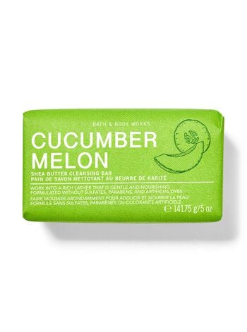 Cucumber Melon Shea Butter Cleansing Bar Shea Butter Cleansing Bar
