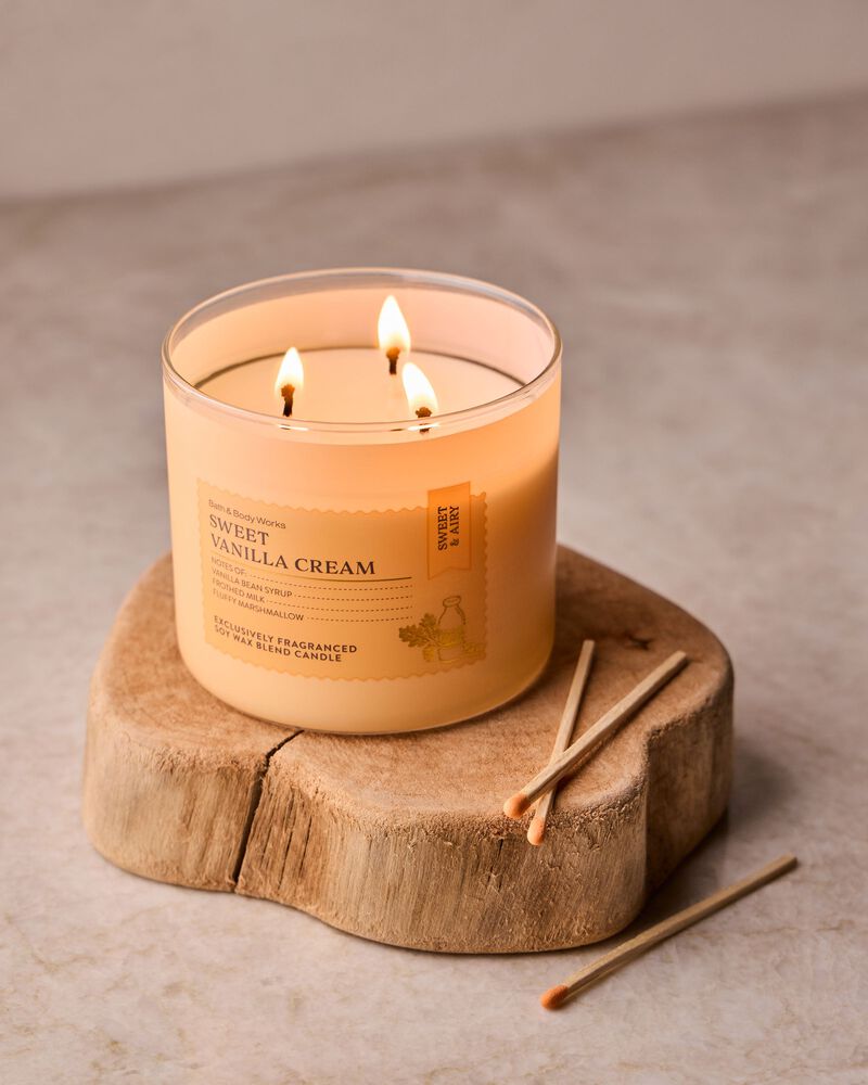 Sweet Vanilla Cream 3-Wick Candle 3-Wick Candle