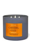 Caramel & Oud 3-Wick Candle image number null