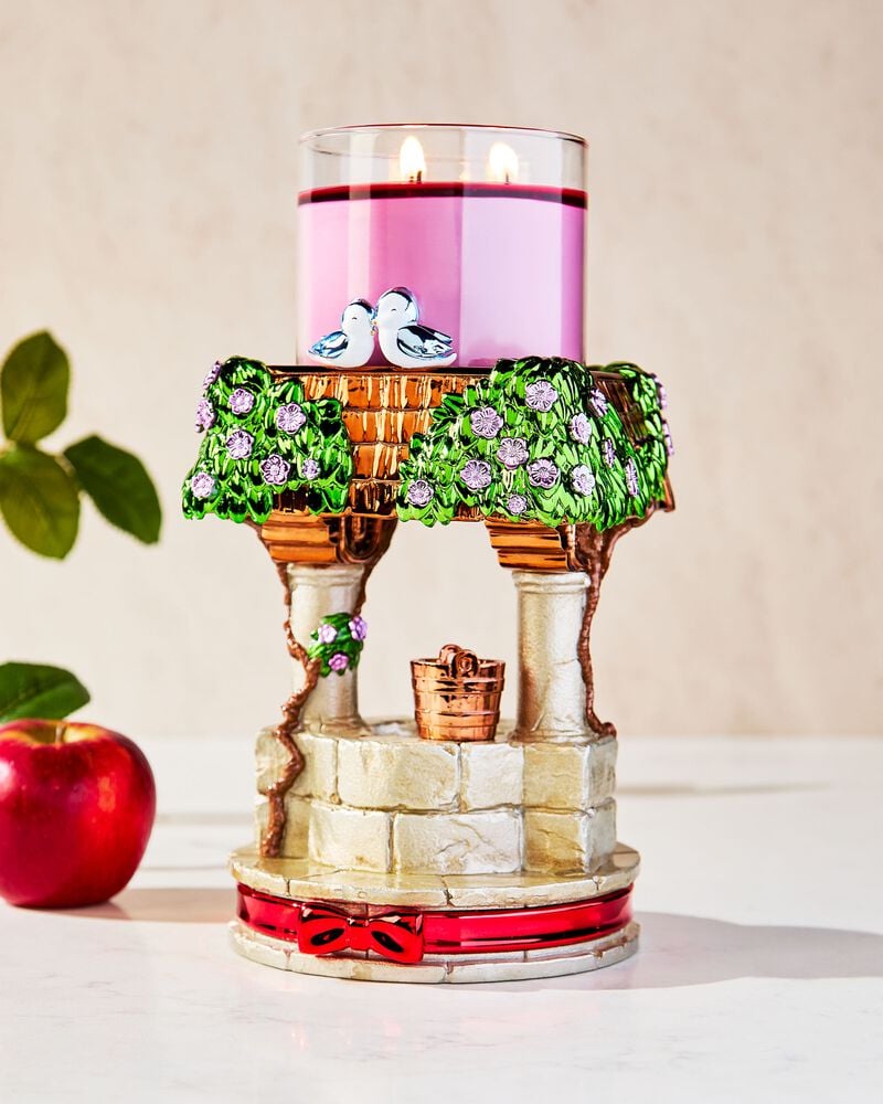 Snow White Pedestal
 3-Wick Candle Holder 3-Wick Candle Holder