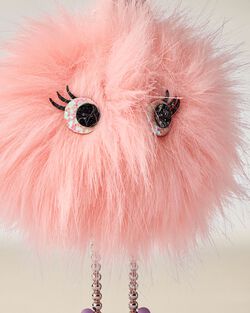 Pink Pom Friend PocketBac Holder