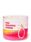 Pink Pineapple Sunrise 3-Wick Candle image number null