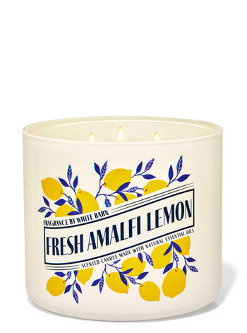 Buy Fresh Amalfi Lemon 3-Wick Candle Online | Bath & Body Works Philippines