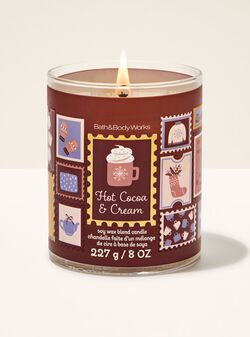 Hot Cocoa & Cream Single Wick Candle