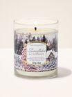 Snowflakes & Cashmere Single Wick Candle image number null