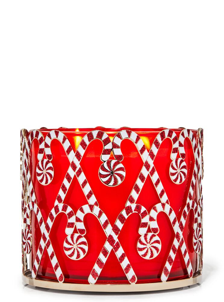 Peppermint Lane 3-Wick Candle Holder 3-Wick Candle Holder