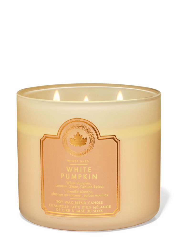 White Pumpkin 3-Wick Candle 3-Wick Candle