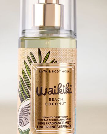 Waikiki Beach Coconut Travel Size Fine Fragrance Mist Travel Size Fine Fragrance Mist