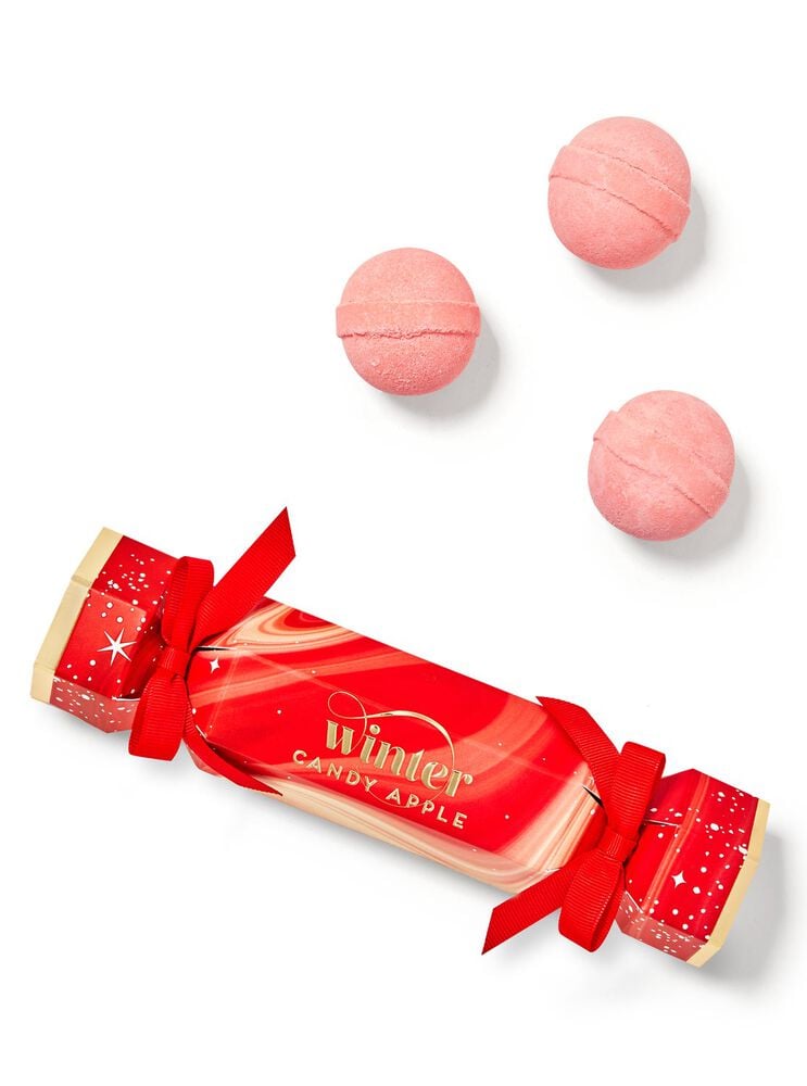 Winter Candy Apple Mini Bath Fizzies, 3-Pack Mini Bath Fizzies, 3-Pack