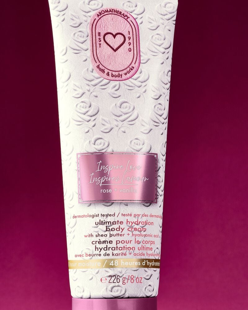 Inspire Love: Rose + Vanilla Ultimate Hydration Body Cream Ultimate Hydration Body Cream