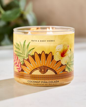 Coconut Pi&ntilde;a Colada 3-Wick Candle 3-Wick Candle