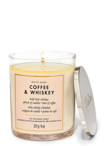 Coffee & Whiskey Single Wick Candle Single Wick Candle