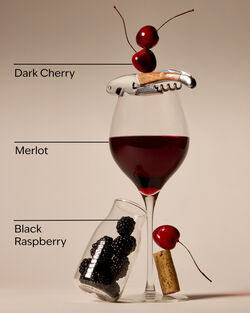 Black Cherry Merlot 3-Wick Candle image number null