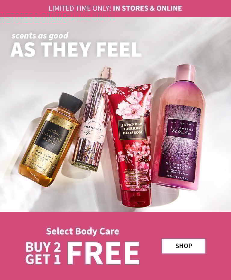 Body Care, Buy 2 Get 1 Free