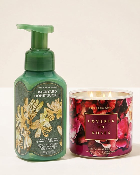 Select Fragrances, 3-Wick Candles 2 for  ₱2,380 or Hand Soaps 3 for  ₱1,080
