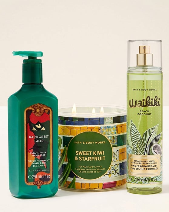 Select Fragrances, 3-Wick Candles 2 for  ₱2,380 or Hand Soaps 3 for  ₱1,080