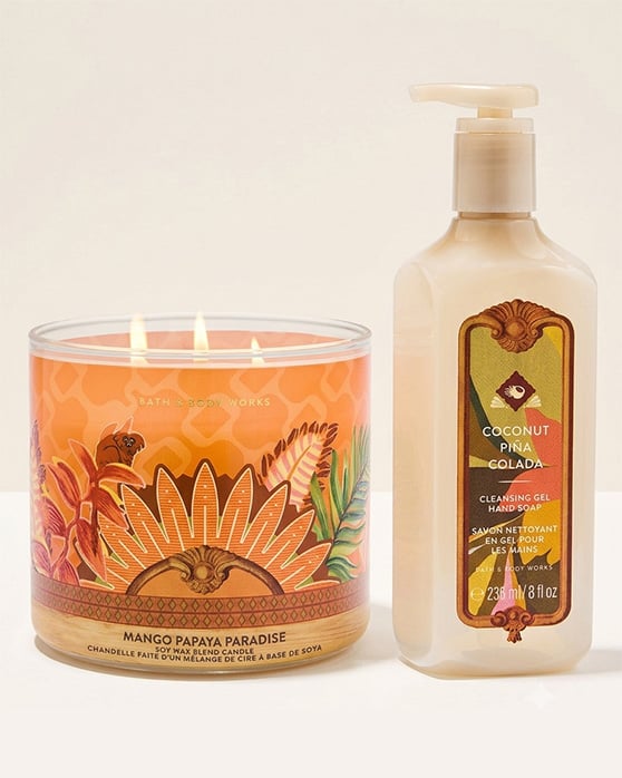 Select Fragrances, 3-Wick Candles 2 for  ₱2,380 or Hand Soaps 3 for  ₱1,080