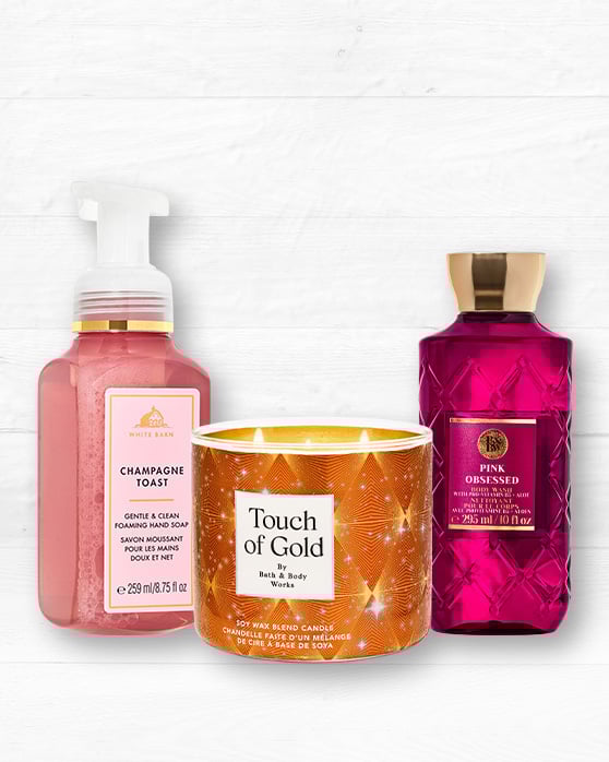 Select Fragrances, 3-Wick Candles 2 for  ₱2,380 or Hand Soaps 3 for  ₱1,080